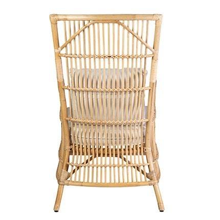 Winston Rattan High Back Arm Chair by Jeffan | Armchairs | Modishstore - 13