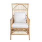 Winston Rattan High Back Arm Chair by Jeffan | Armchairs | Modishstore - 9