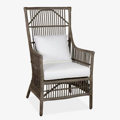 Winston Rattan High Back Arm Chair by Jeffan | Armchairs | Modishstore - 2