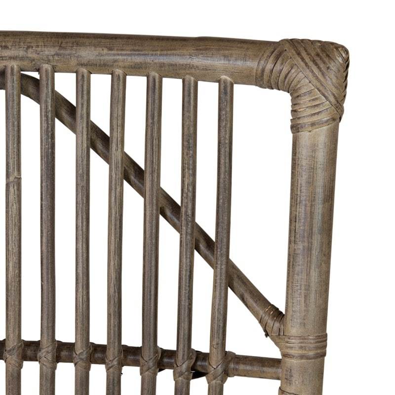 Winston Rattan High Back Arm Chair by Jeffan | Armchairs | Modishstore - 5