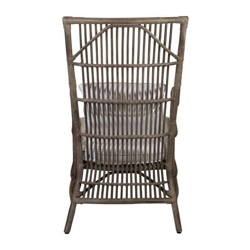 Winston Rattan High Back Arm Chair by Jeffan | Armchairs | Modishstore - 6