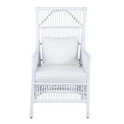 Winston Rattan High Back Arm Chair by Jeffan | Armchairs | Modishstore - 15