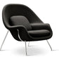 Haven Lounge Chair & Ottoman, Black By Modholic | Lounge Chairs | Modishstore - 2