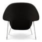 Haven Lounge Chair & Ottoman, Black By Modholic | Lounge Chairs | Modishstore - 4
