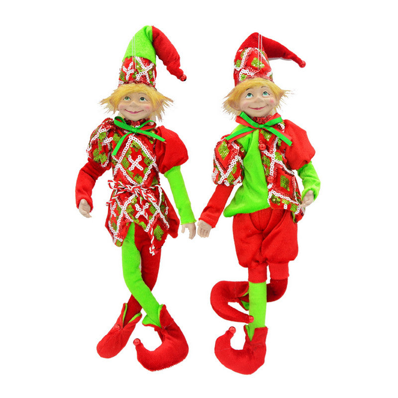 A&B Home Hanging Elf - Set of 2 | Holiday | Modishstore - 4
