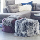 Moe's Home Collection Lamb Fur Pouf | Modishstore | Poufs-2