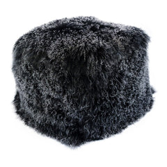 Lamb Fur Pouf By Moe's Home Collection