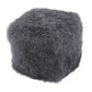 Moe's Home Collection Lamb Fur Pouf | Modishstore | Poufs-10
