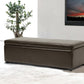 baxton studio dennehy dark brown modern ottoman | Modish Furniture Store-5