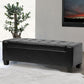 baxton studio manchester black ottoman | Modish Furniture Store-5
