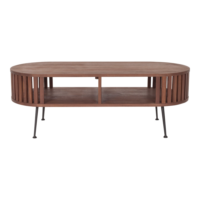 HENRICH COFFEE TABLE NATURAL OIL | Modishstore | Coffee Tables