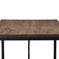 baxton studio greyson vintage industrial antique bronze home office wood desk | Modish Furniture Store-5