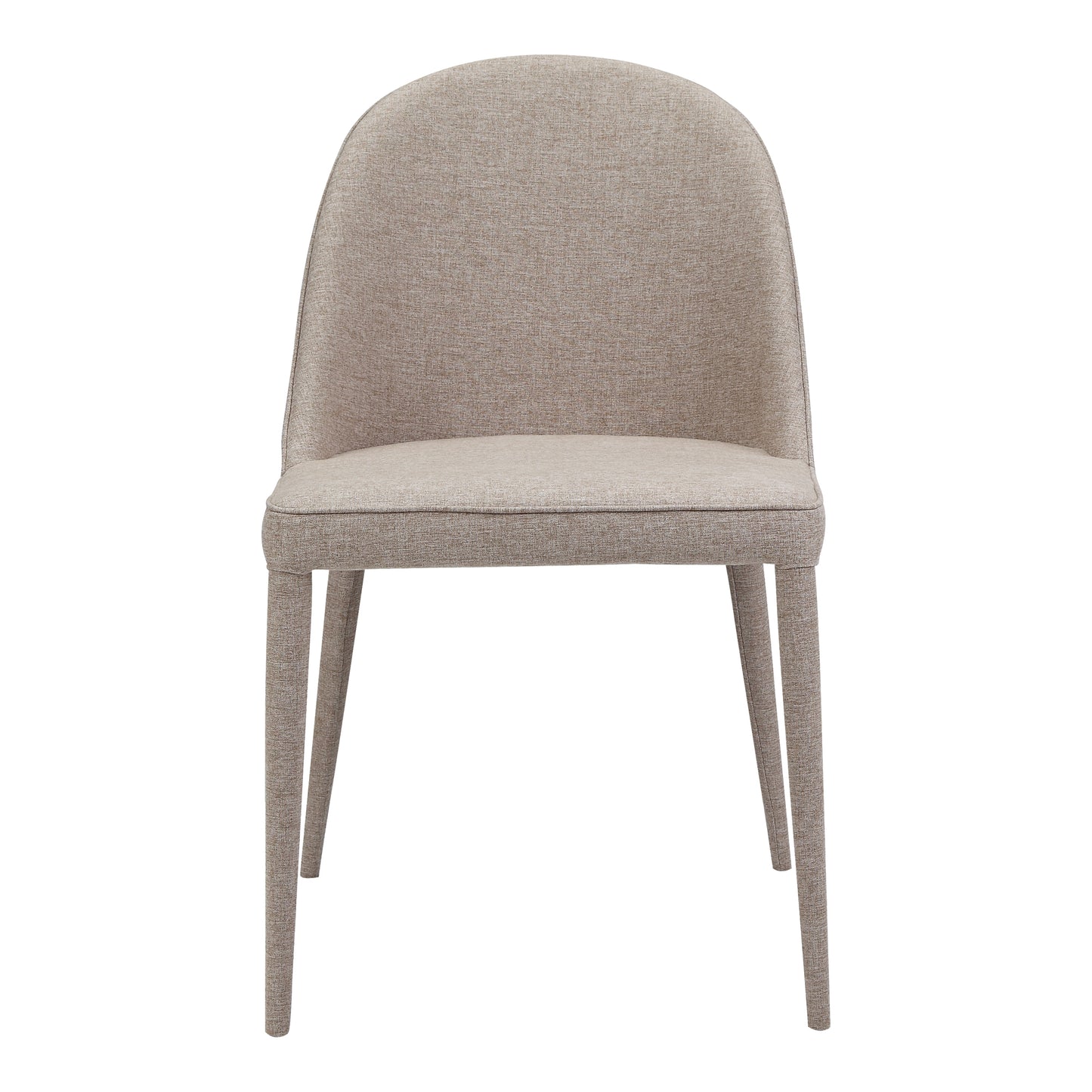 Burton Fabric Dining Chair Light Grey-M2 (Set Of 2) By Moe's Home Collection | Dining Chairs | Modishstore - 2