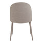 Burton Fabric Dining Chair Light Grey-M2 (Set Of 2) By Moe's Home Collection