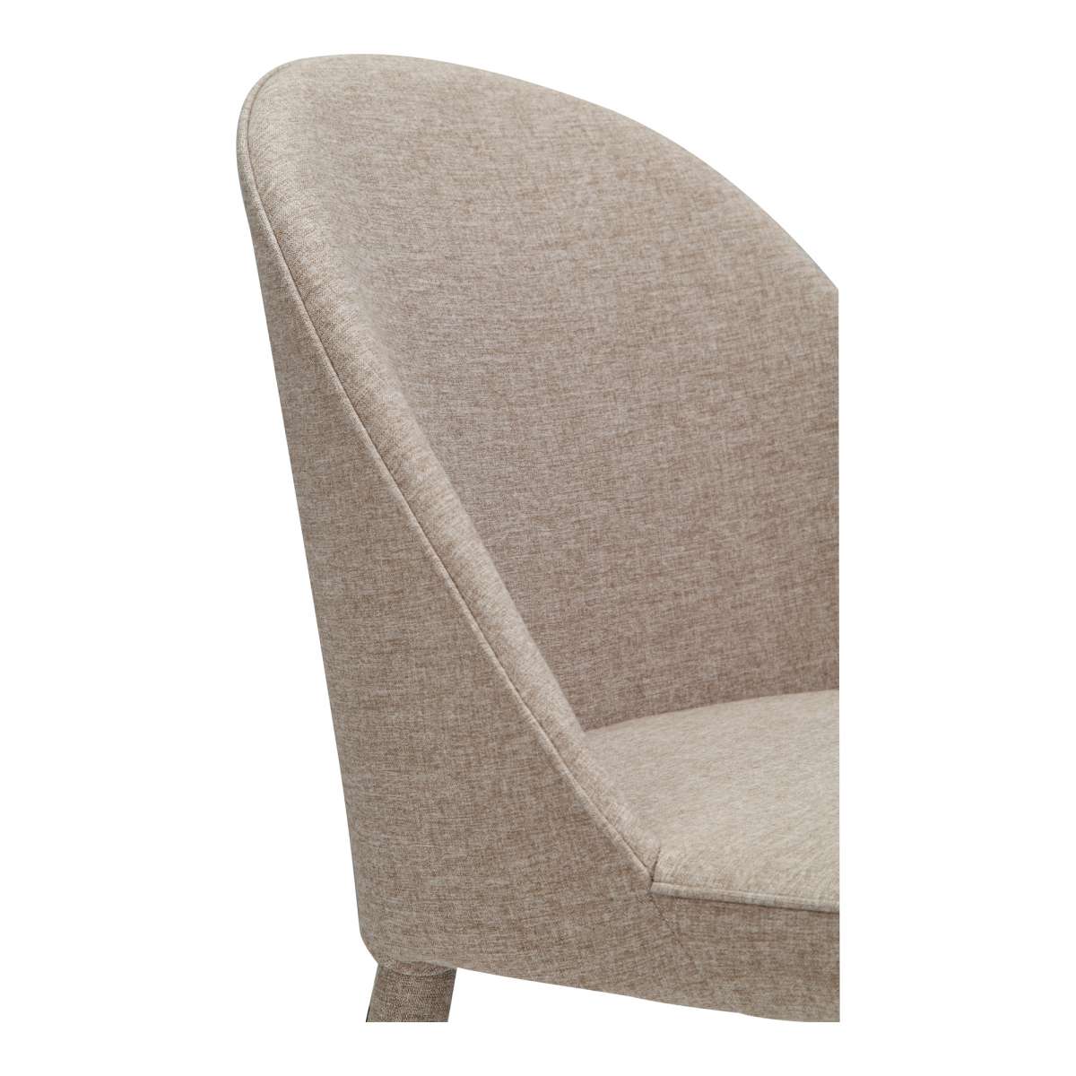 Burton Fabric Dining Chair Light Grey-M2 (Set Of 2) By Moe's Home Collection | Dining Chairs | Modishstore - 3