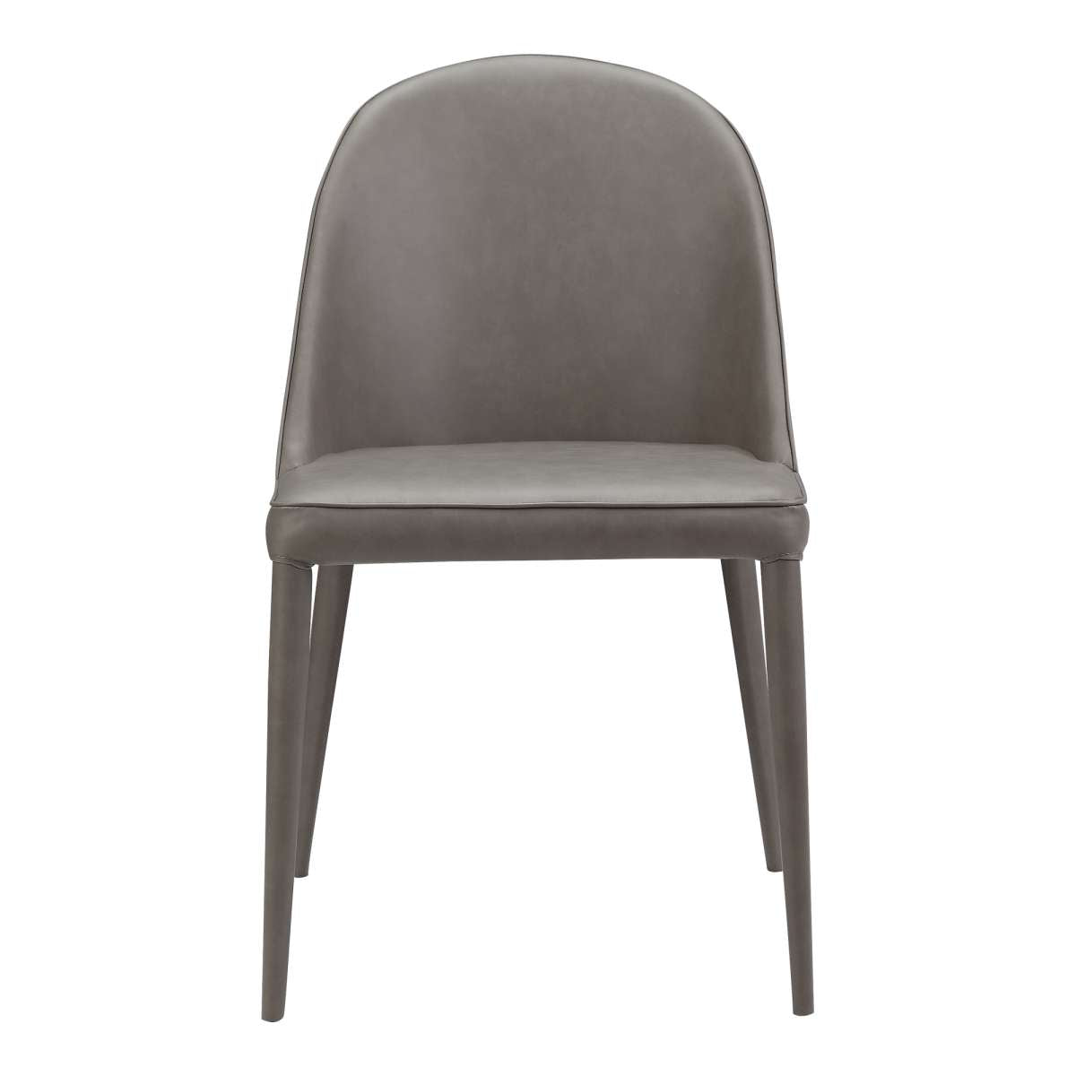 Burton Pu Dining Chair Grey -M2 (Set Of 2) By Moe's Home Collection | Dining Chairs | Modishstore - 6
