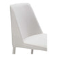 Nora Fabric Dining Chair White-M2 (Set Of 2) By Moe's Home Collection