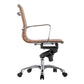 OMEGA SWIVEL OFFICE CHAIR LOW BACK TAN | Modishstore | Office Chairs-3