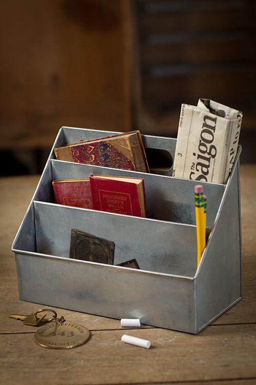 Vagabond Vintage Tiered Magazine or File Holder | Modishstore | Office Accessories