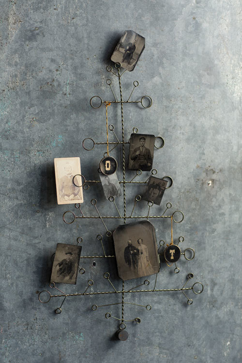 Vagabond Vintage Tree Wire Card Holder | Modishstore | Holiday