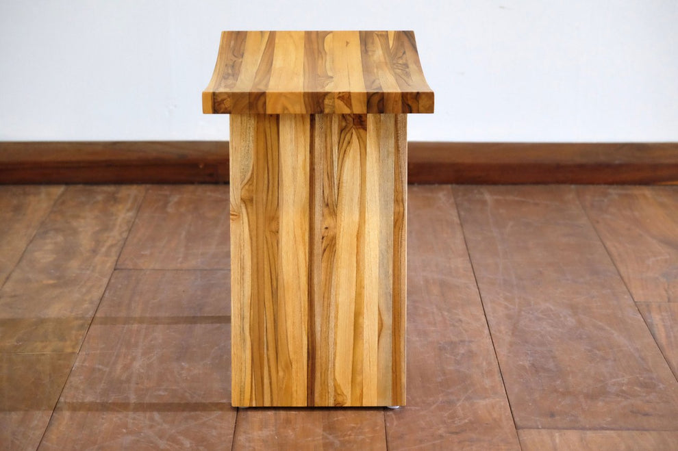 Masaya Zapatera Teak Shower Stool | Outdoor Stools & Benches | Modishstore - 3