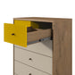 Manhattan Comfort Joy 48.43" Tall Dresser with 6 Full Extension Drawers | Dressers | Modishstore-23