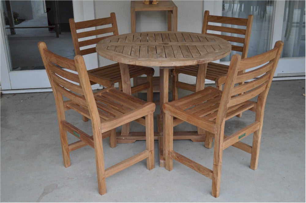 Descanso Windham 5-Pieces Dining Set By Anderson Teak | Outdoor Dining Sets | Modishstore - 2