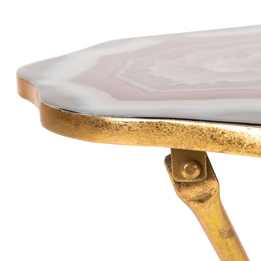 Safavieh Angelo Round Side Table - Multi Color | Accent Tables | Modishstore - 2