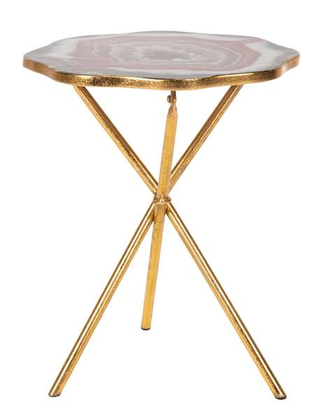 Safavieh Angelo Round Side Table - Multi Color | Accent Tables | Modishstore