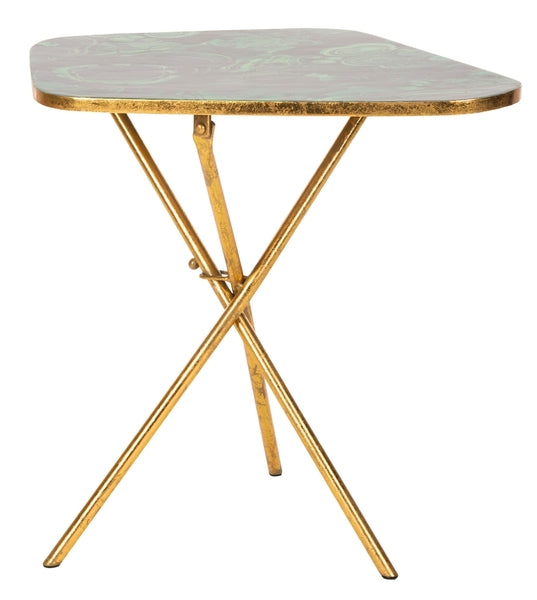 Safavieh Zamara Faux Agate Side Table | Side Tables | Modishstore - 1
