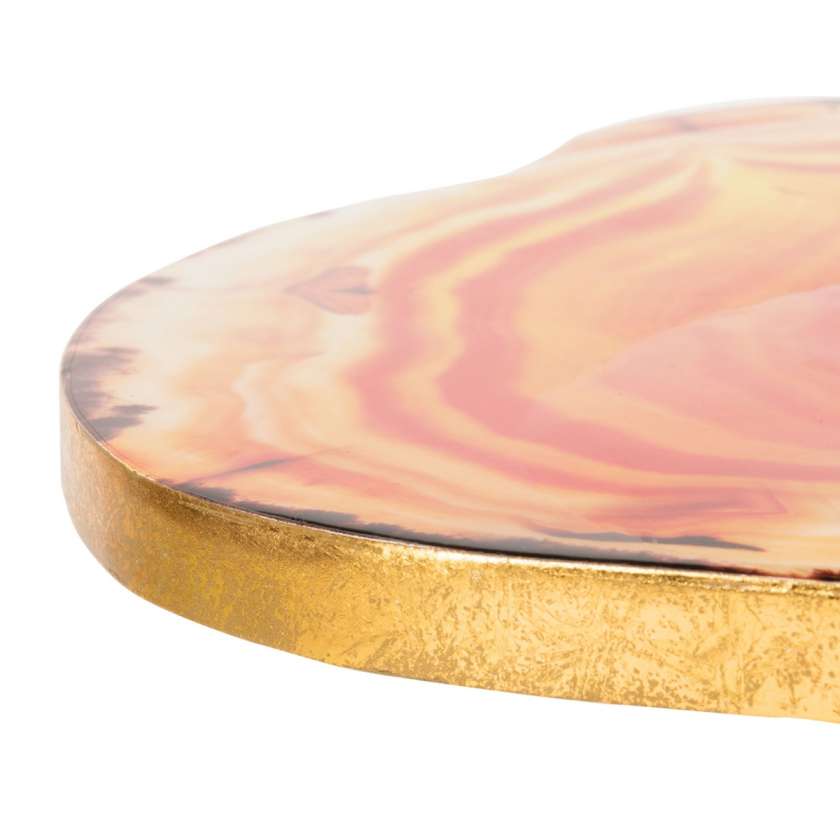 Safavieh Giselle Faux Agate Side Table | Side Tables | Modishstore - 3