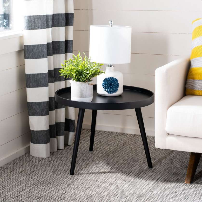 Safavieh Fritz Round Tray Top Side Table | Side Tables | Modishstore - 2