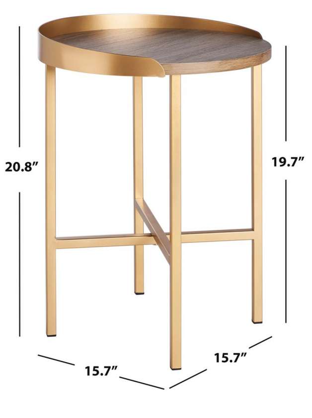 Safavieh Prague Round Side Table | Side Tables | Modishstore - 4