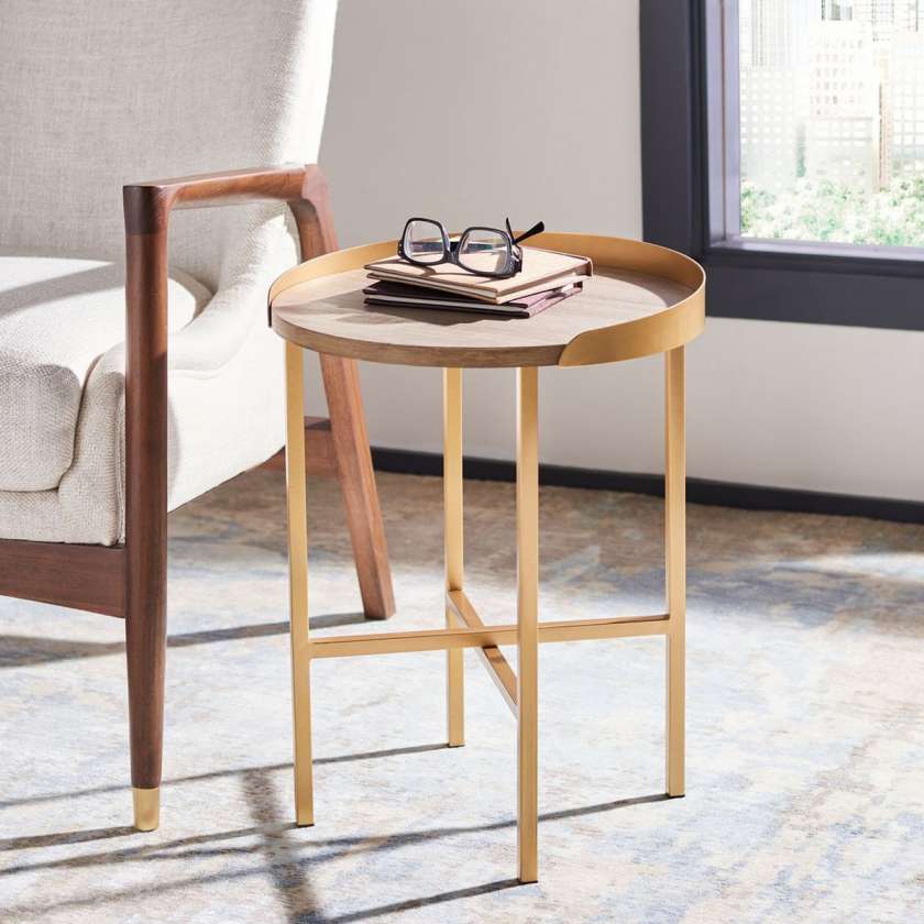 Safavieh Prague Round Side Table | Side Tables | Modishstore - 2