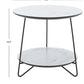 Safavieh Avani Round Side Table - White | Side Tables | Modishstore - 3