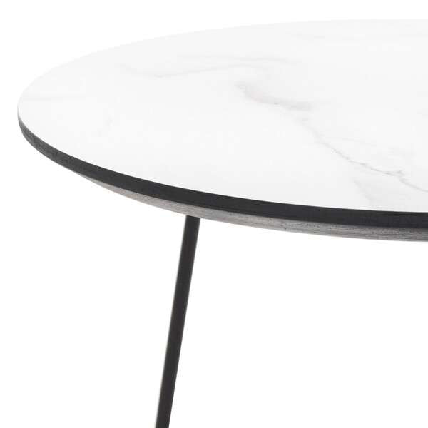 Safavieh Avaline Round Side Table - White | Side Tables | Modishstore - 2