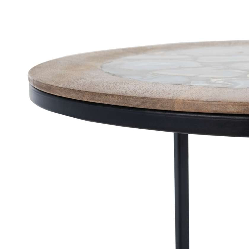 Safavieh Gemma Agate Side Table | Side Tables | Modishstore - 3