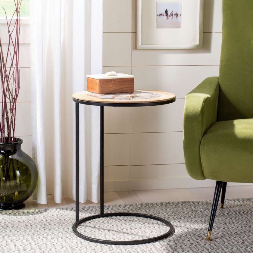 Safavieh Gemma Agate Side Table | Side Tables | Modishstore - 2