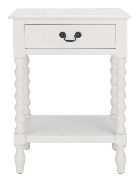 Safavieh Athena Accent Table - Distressed White | Accent Tables | Modishstore - 2