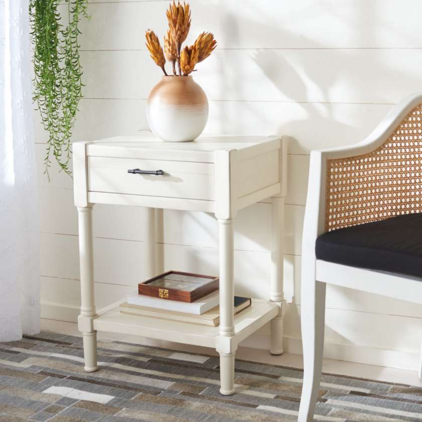 Safavieh Filbert 1Drw Accent Table | Accent Tables | Modishstore - 2