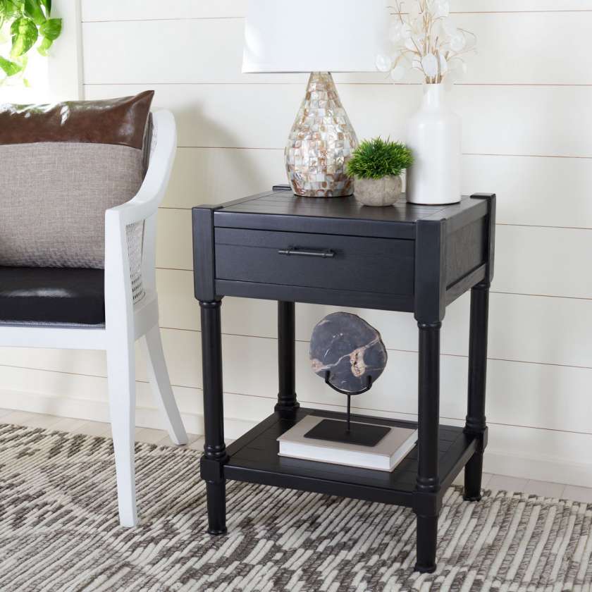 Safavieh Filbert 1Drw Accent Table | Accent Tables | Modishstore - 6