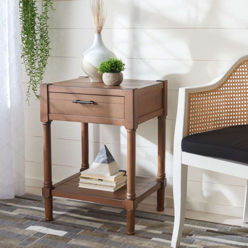 Safavieh Filbert 1Drw Accent Table | Accent Tables | Modishstore - 10