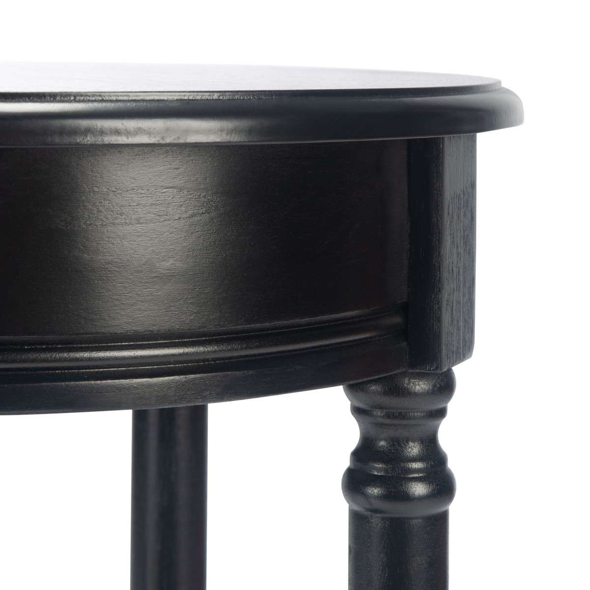 Safavieh Tinsley Round Accent Table - Black | Accent Tables | Modishstore - 3