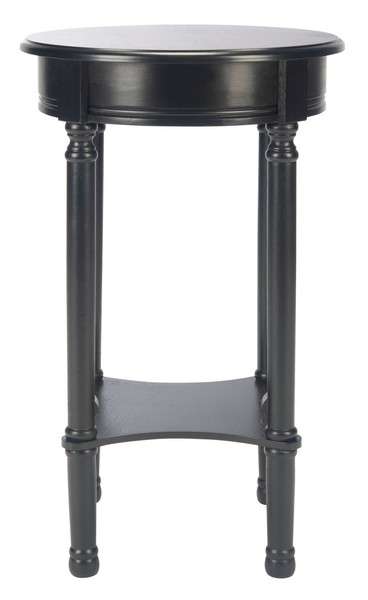 Safavieh Tinsley Round Accent Table - Black | Accent Tables | Modishstore - 2