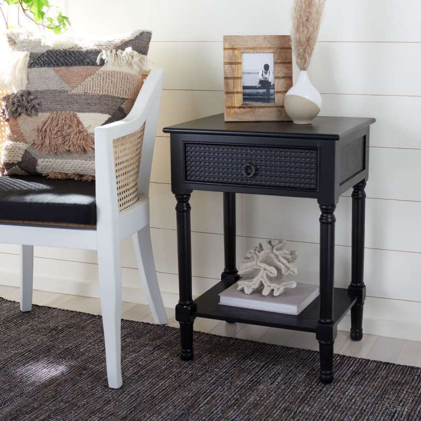Safavieh Haines 1Drw Accent Table | Accent Tables | Modishstore - 2