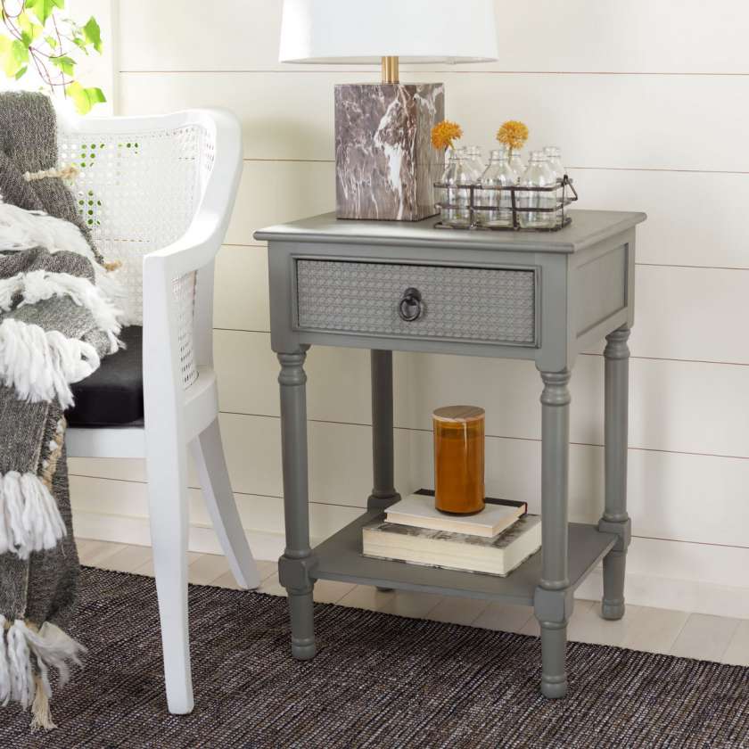 Safavieh Haines 1Drw Accent Table | Accent Tables | Modishstore - 6