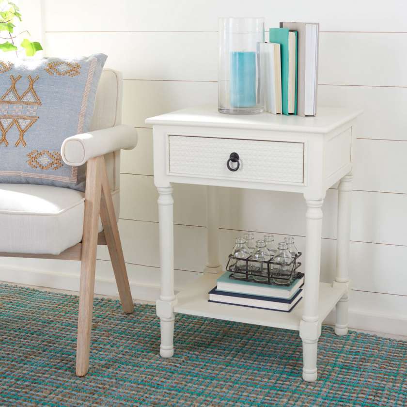 Safavieh Haines 1Drw Accent Table | Accent Tables | Modishstore - 14