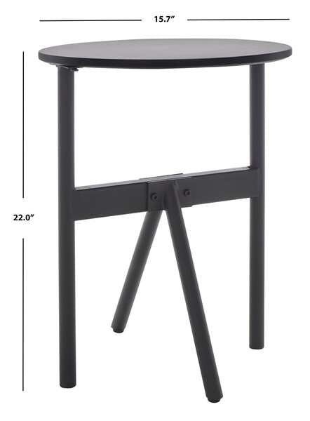 Safavieh Gio Accent Table - Black | Accent Tables | Modishstore - 3