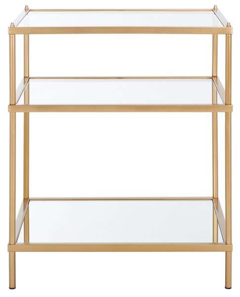 Safavieh Noelia 3 Tier Accent Table - Gold | Accent Tables | Modishstore - 2