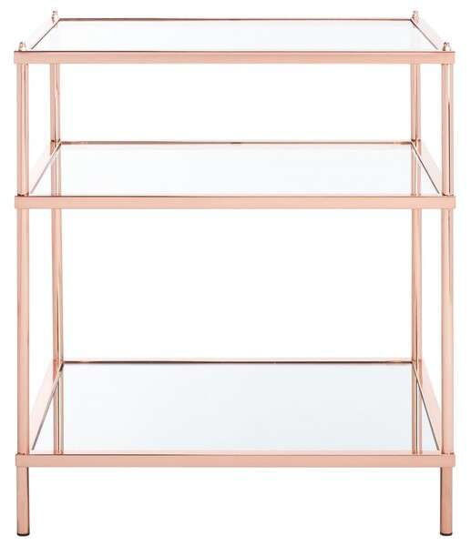 Safavieh Noelia 3 Tier Accent Table - Rose Gold | Accent Tables | Modishstore - 2